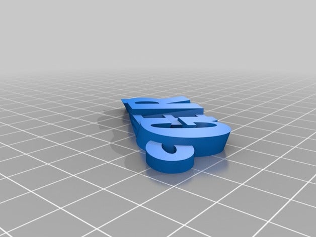 geri llavero v3 llaveros personalizado 3D print model - Mito3D