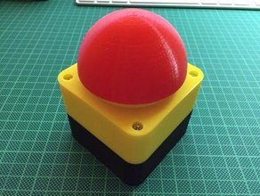 grande de emergencia botón pánico mysensors pimatic electrónica 3d print model - Mito3D