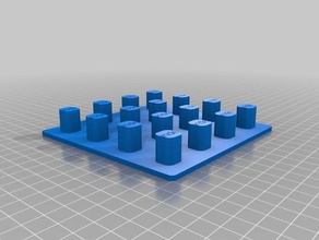 mi personalizados paramétrico socket organizador de la herramienta los titulares cajas 3d print model - Mito3D