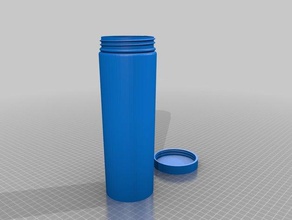 Flasche Zyklon-Staub-Kollektor-Rohr-Größe 32mm Container angepasst 3d print model - Mito3D
