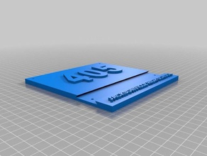classroom identifier plaque 3d printing 3d print model - Mito3D