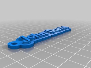 juan david llavero llaveros personalizado 3d print model - Mito3D