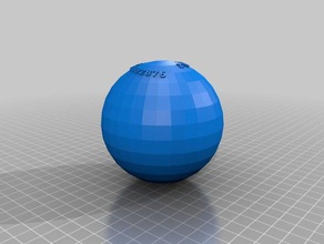 my customized ball characters math art 3d print model - Mito3D