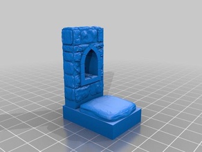openforge 1x1 edge wall window toy game accessories 3d print model - Mito3D