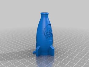 remix nuka-cola bottle hole led electrical wires hobby 3d print model - Mito3D