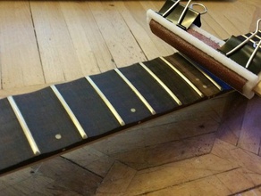 fretboard scalloping sandingfiles music guitar 3d print model - Mito3D