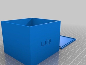 808065mm box containers customized 3d print model - Mito3D