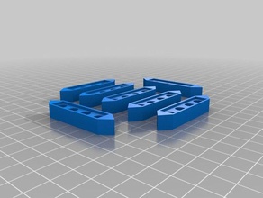 7 segmentos led de marco 3d impresión 3d print model - Mito3D