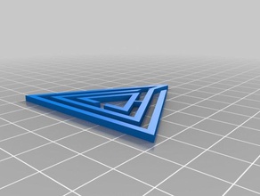 my customized random maze triangle generator toys games 3d print model - Mito3D