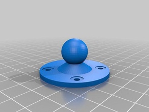 my customized ball-and-socket mount household 3d print model - Mito3D