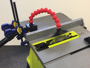 flexible de vacío adjunto la sierra mesa máquina herramientas 3d print model - Mito3D
