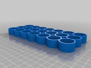 37 şişe tepsi küçük e-liquidpaintnail vernik organizasyon özelleştirilmiş 3d print model - Mito3D