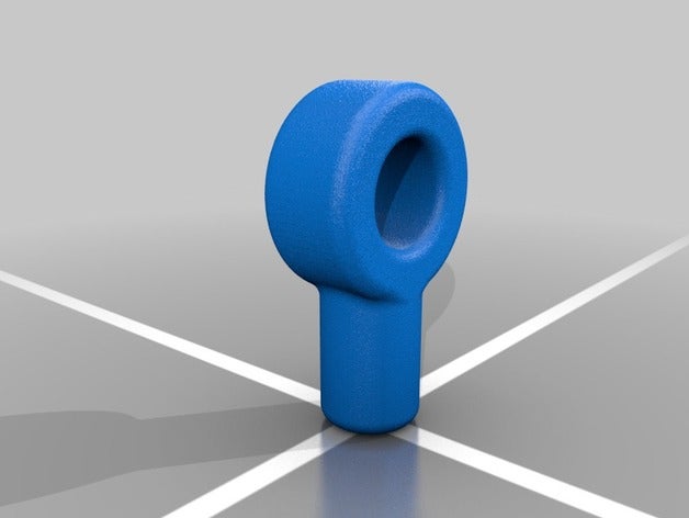 blind crank hook hex opening office 3D print model - Mito3D
