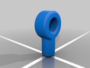 blind crank hook hex opening office 3d print model - Mito3D
