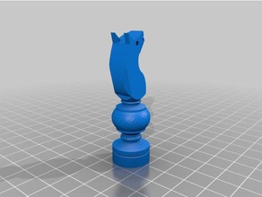 caballo ajedrez şövalye satranç 3d print model - Mito3D