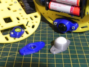 ball caster v2 la robotica customizer 3d print model - Mito3D