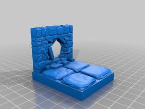 openforge edge wall hole toy game accessories 3d print model - Mito3D