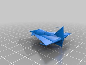 plane- red hawk color change2 other 3d print model - Mito3D