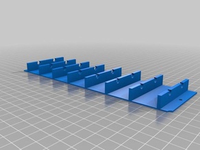 hmh personnalisé 8x8x8 blue cube en led vertical jig l'électronique 3d print model - Mito3D