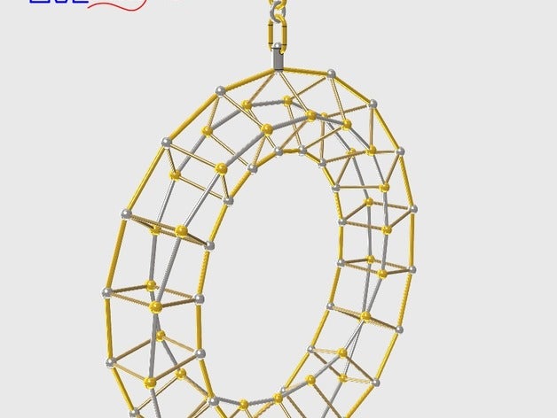 boucles doreilles Ohrringe bijoux moebius 3D print model - Mito3D