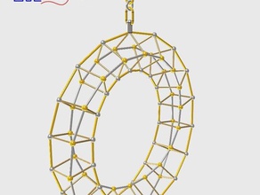 boucles doreilles gli orecchini bijoux moebius 3d print model - Mito3D