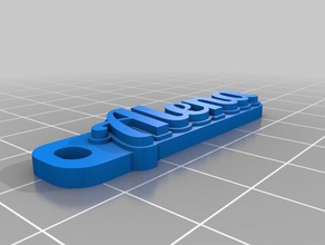 ma-keyring oz Schlüsselanhänger angepasst 3d print model - Mito3D
