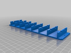 hmhv3 blauen 8x8x8 led-cube vertical jig - Elektronik angepasst 3d print model - Mito3D