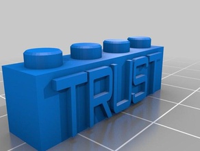 confianza de la construcción los juguetes personalizado 3d print model - Mito3D