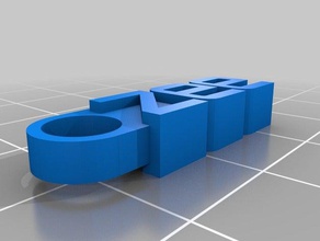 zee organização personalizado 3d print model - Mito3D
