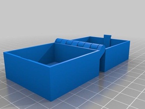 kapakli kutu 3d impressão testes personalizado 3d print model - Mito3D