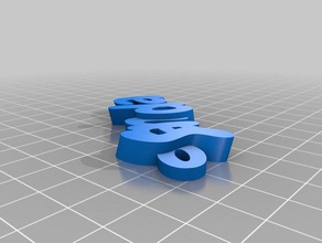 sandrakeychain keychains customized 3d print model - Mito3D