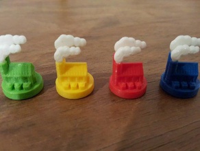 las fábricas de catan variante colonos juguete juego accesorios 3d print model - Mito3D