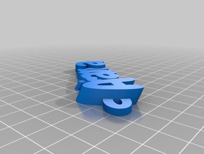 ariannakeychain organization customized 3d print model - Mito3D