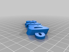 danielekeychain organization customized 3d print model - Mito3D