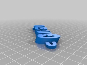 giancarlokeychain organization customized 3d print model - Mito3D