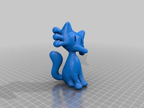 cat - Spielzeug Spiele 3d print model - Mito3D