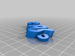 sabinakeychainok organization customized 3d print model - Mito3D