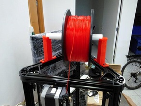 kossel 2020 topo de montagem vertical spool titular 3d a impressora acessórios 3d print model - Mito3D