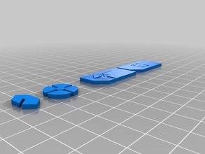 semplice netrunner gettoni giochi gioco da tavolo 3d print model - Mito3D