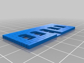özelleştirilmiş modüler bir bina binalar yapılar 3d print model - Mito3D