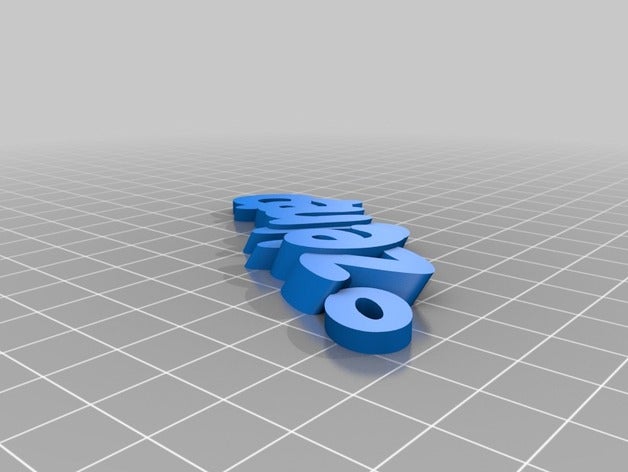 zeynep organizzazione personalizzato 3D print model - Mito3D