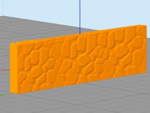 Kaya duvarı binalar yapılar 3d print model - Mito3D