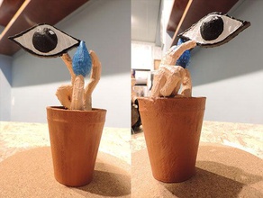 los ojos de llorar esculturas 3d print model - Mito3D