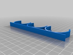 mon paramétrique personnalisé spice clip rack cuisine manger 3d print model - Mito3D