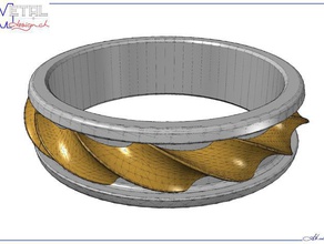 de l'alliance les anneaux bague bijoux mariage mariage 3d print model - Mito3D