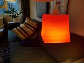 lamp shade circle square decor e27 3d print model - Mito3D