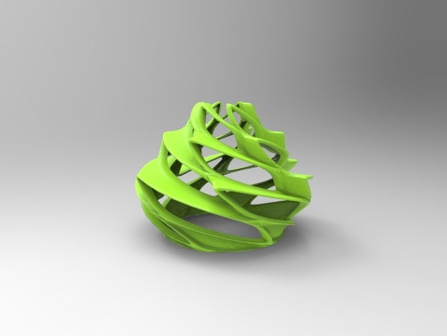 bazı organik dekor 3D print model - Mito3D