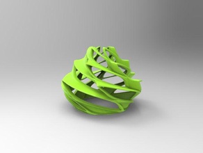 alguns orgânica decoração 3d print model - Mito3D