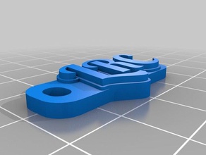 lrc Anahtarlık özelleştirilmiş 3d print model - Mito3D