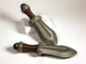 baby sword rattle toys games nerd nerdy warrior 3d print model - Mito3D